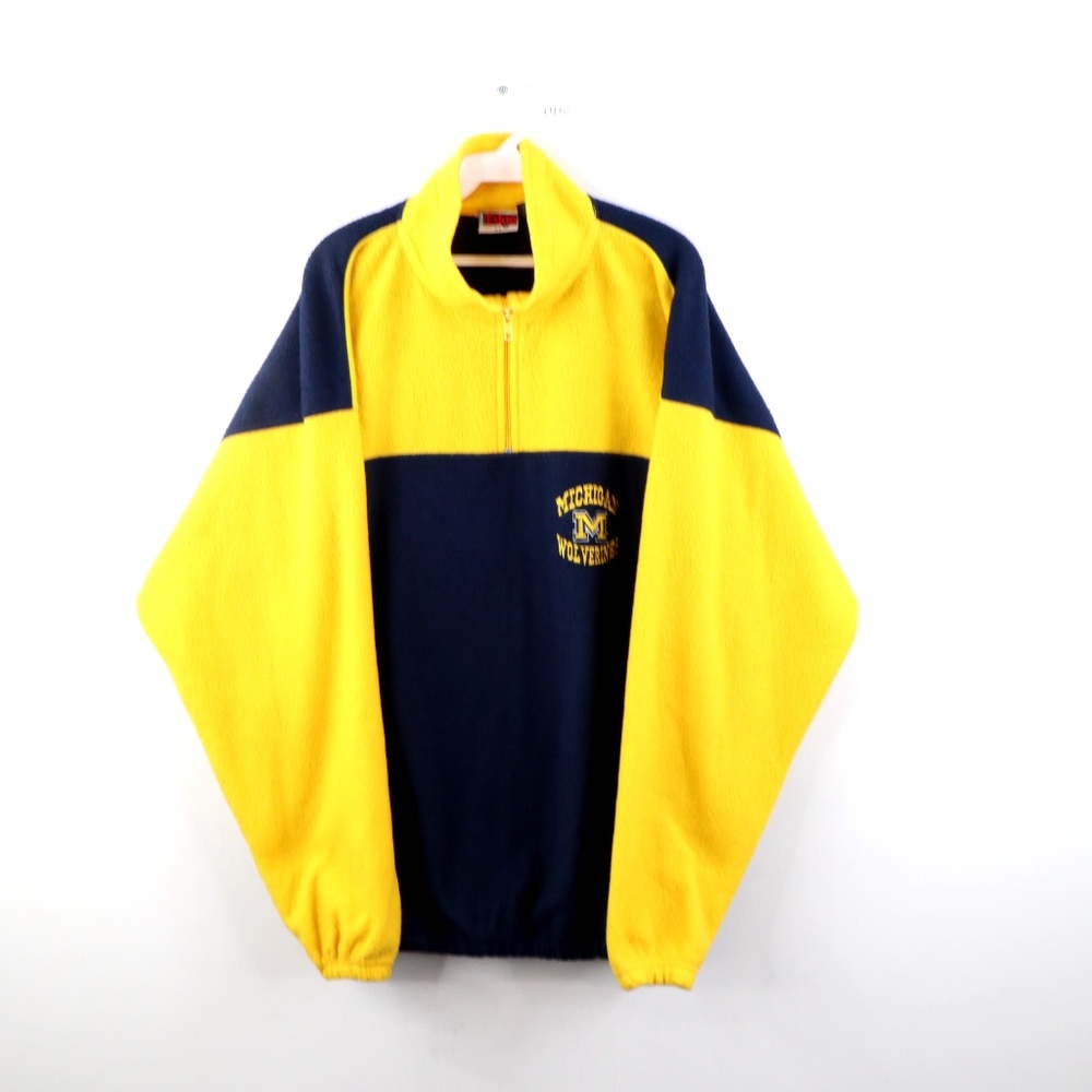 Vintage 90s Michigan Wolverines Fleece Sweater